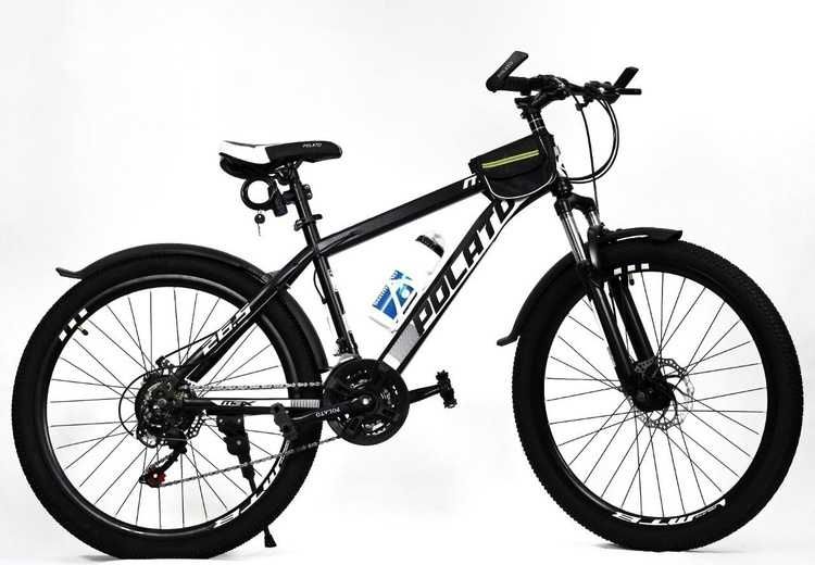 Велосипед Polato 26 (2021) (17) черный-белый(горный)