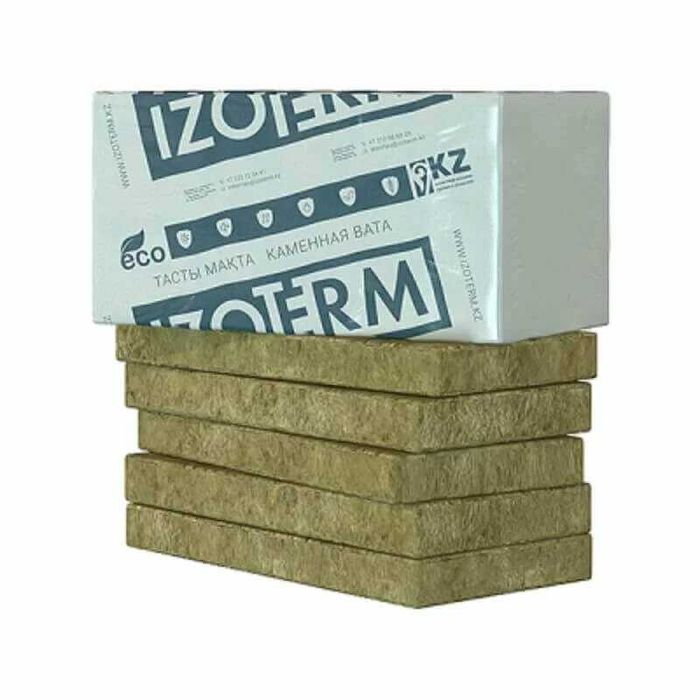 Плита минераловатная IZOTERM П-125 плотность 100 размер 1200х600х100