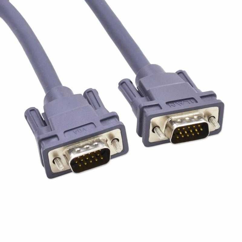 Кабель VGA M - VGA M Lux iLAN 5м, 3+6, OD8.0, медь новый в упаковке.