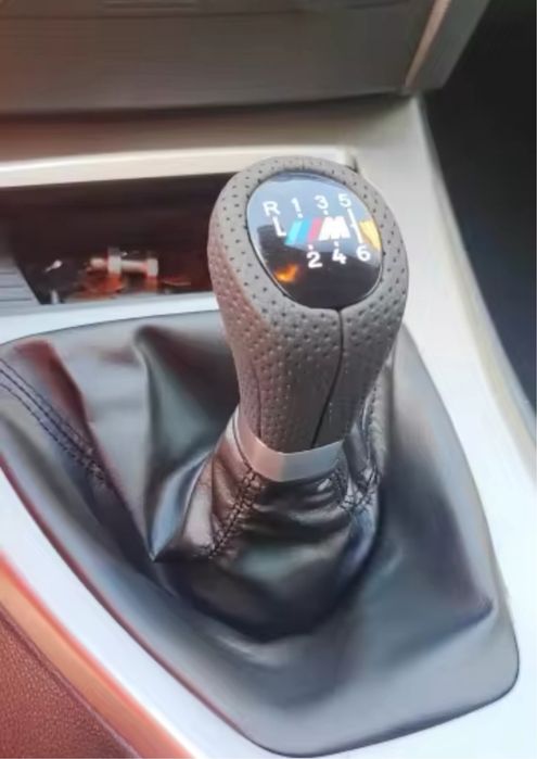 Nuca schimbator maneta manson M piele perforata Bmw Seria 1 3 E90 E92