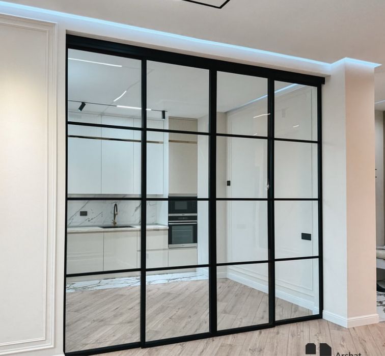 Раздвижные перегородки и двери-купе в стиле LOFT – стильно и удобно!