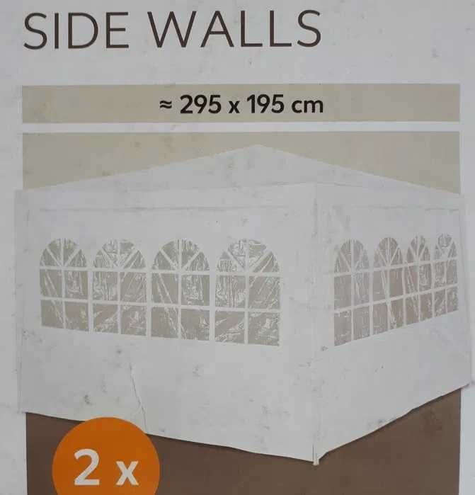 Pereți pentru pavilion - pachet cu 2 bucăți - nou, sigilat