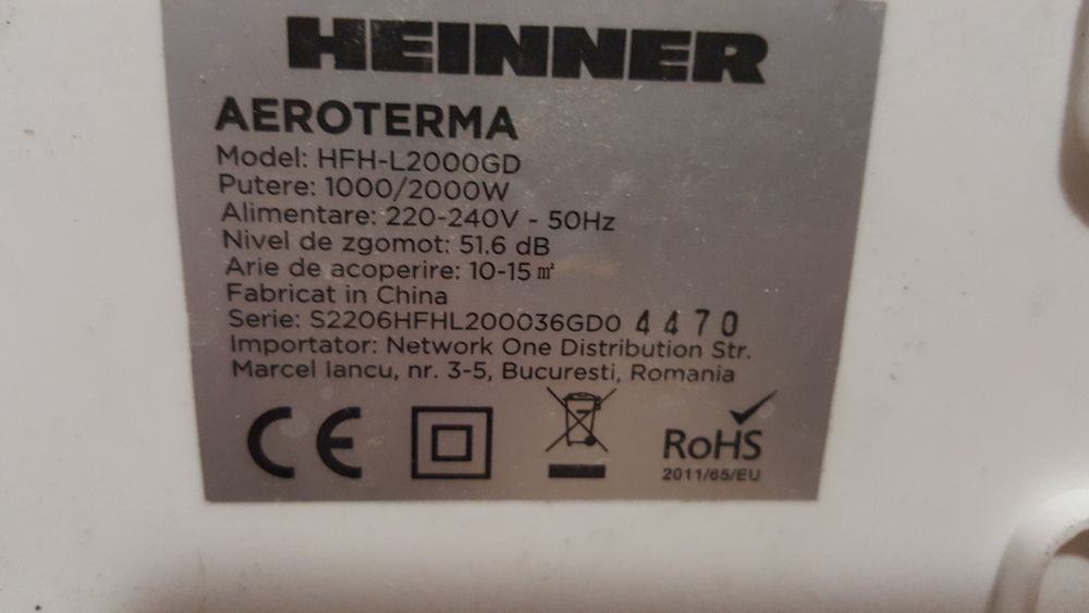 Aeroterma rece/ cald