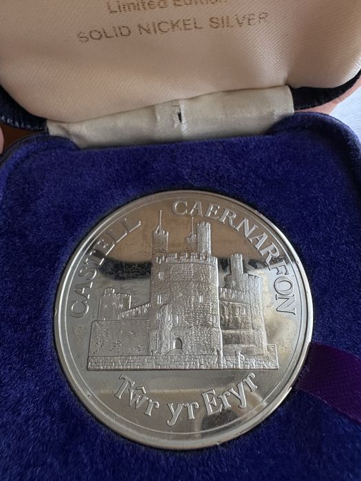 monedă de colecție din nichel-argint - Caernarfon Castell