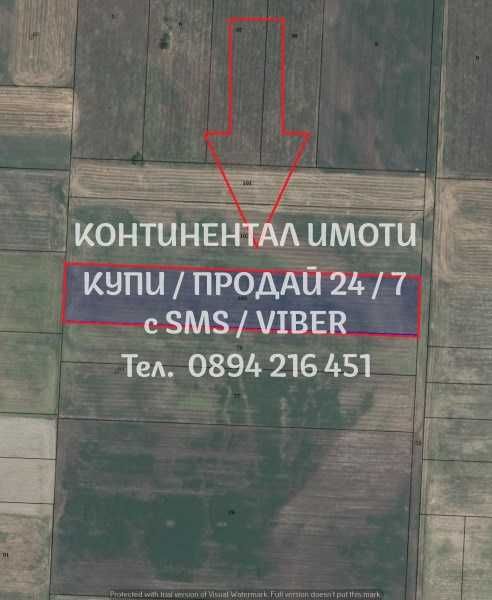 код 62875. Две ниви обработваеми с обща площ около 10 дка.