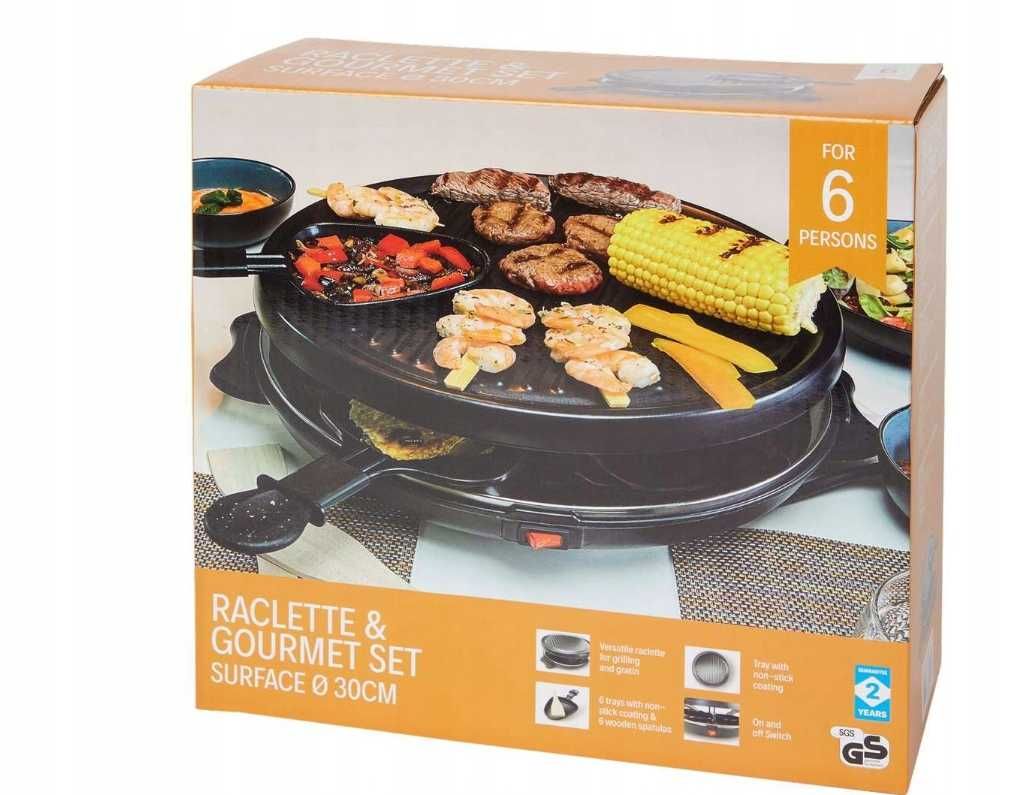 Раклет електрическа скара Allbrand RG-127615 черна 800 W