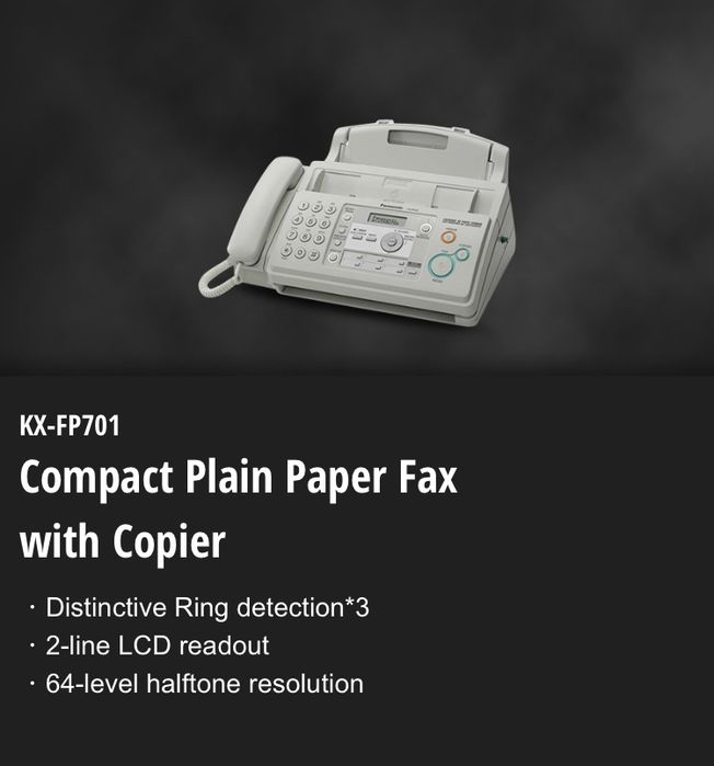 Факс и копирна машина Panasonic KX-FP701FX