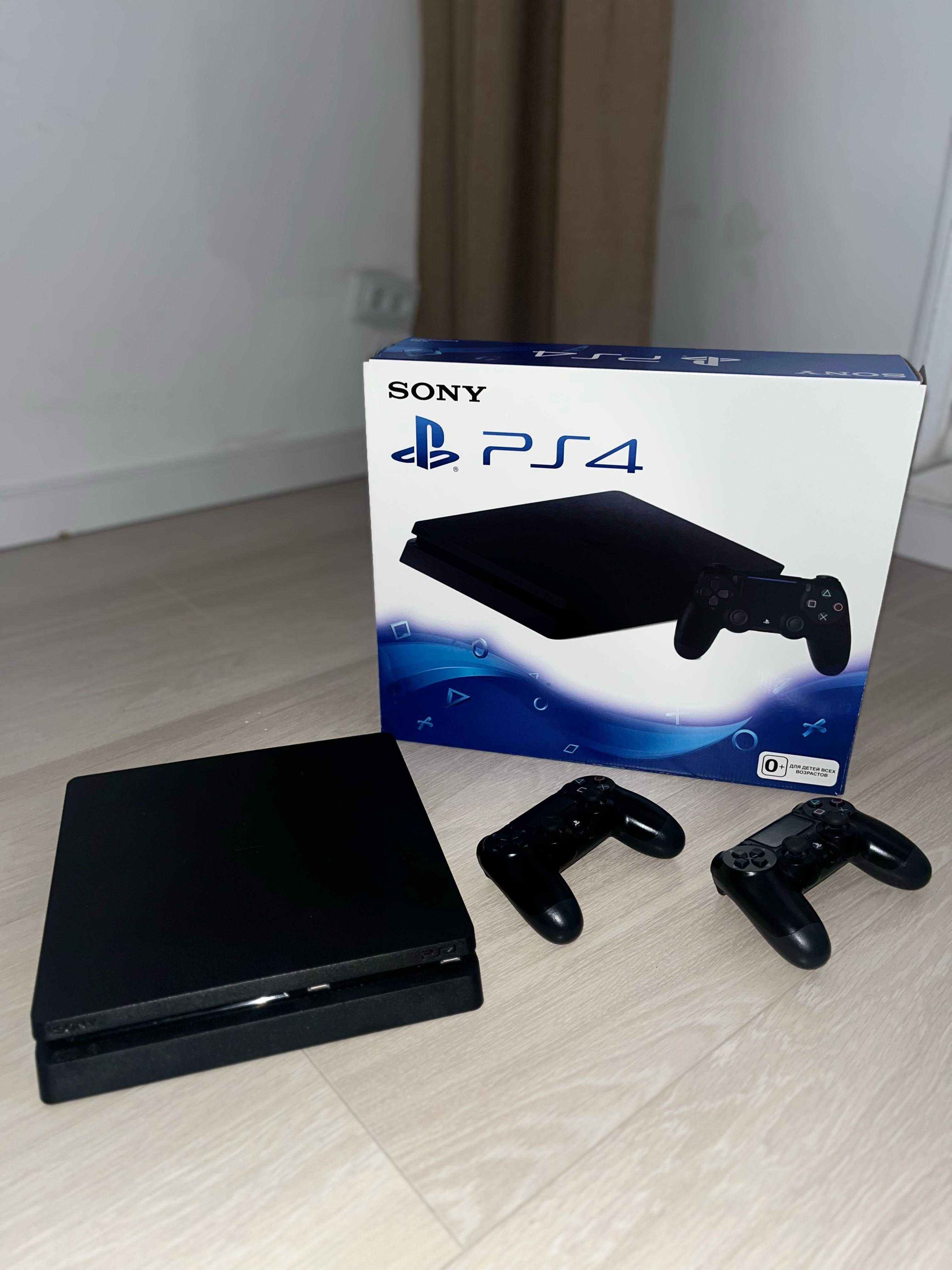 Продаются Ps 4 slim 1TB + с коробкой состояние почти новый срочно