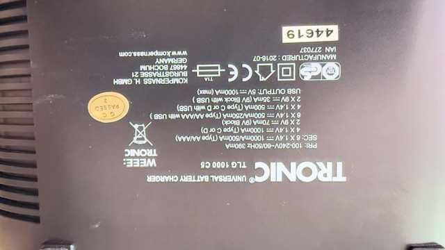 Incarcator universal acumulatori Tronic TLG 1000 C5