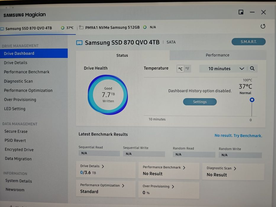 Samsung SSD 4TB 870 QVO