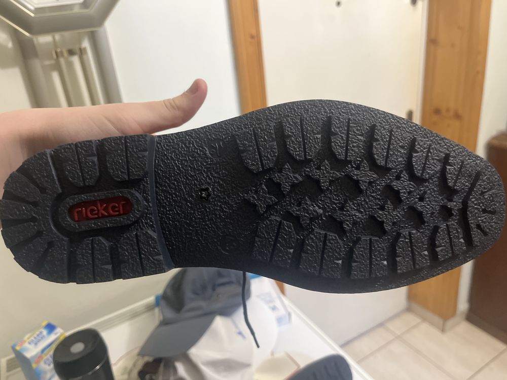 Pantofi rieker din piele originali (culoare maronie)