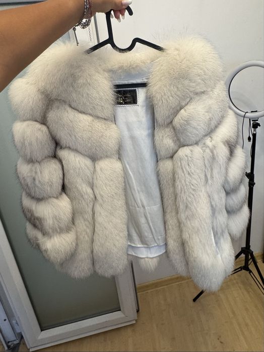 Haina de plana naturala alba Luxus