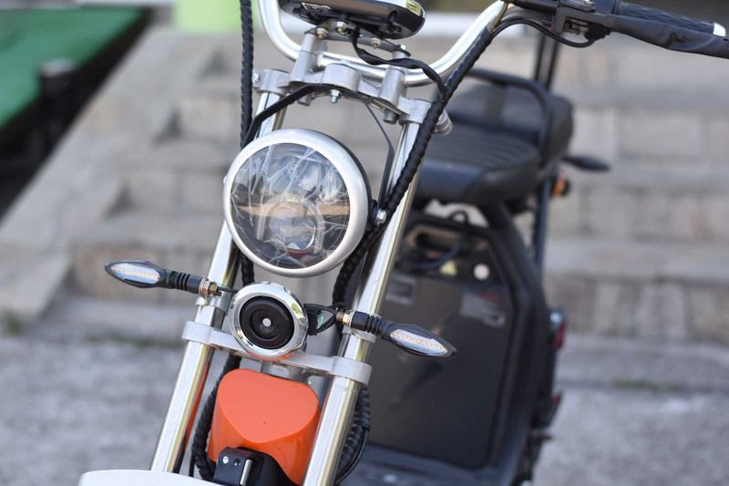 Електрически скутер BIG CITY HARLEY 1500W 60V 21AH Sky Blue, Orange