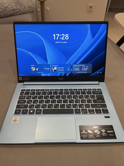 Acer Swift 3 голубой 14 дюймов