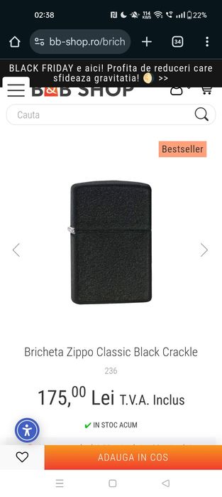Brichetă Zippo Originală