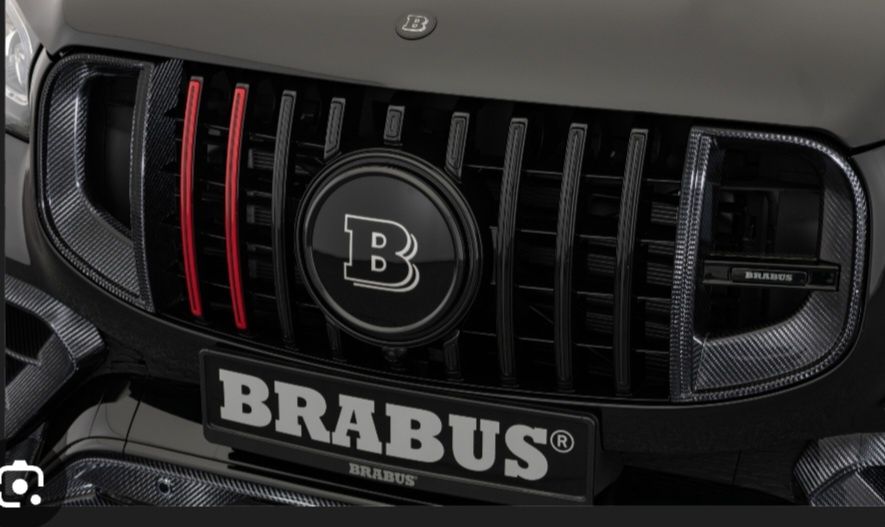 Решётка радиатора брабус на mercedes X167 GLS, GLS580, GLS450, GLS600