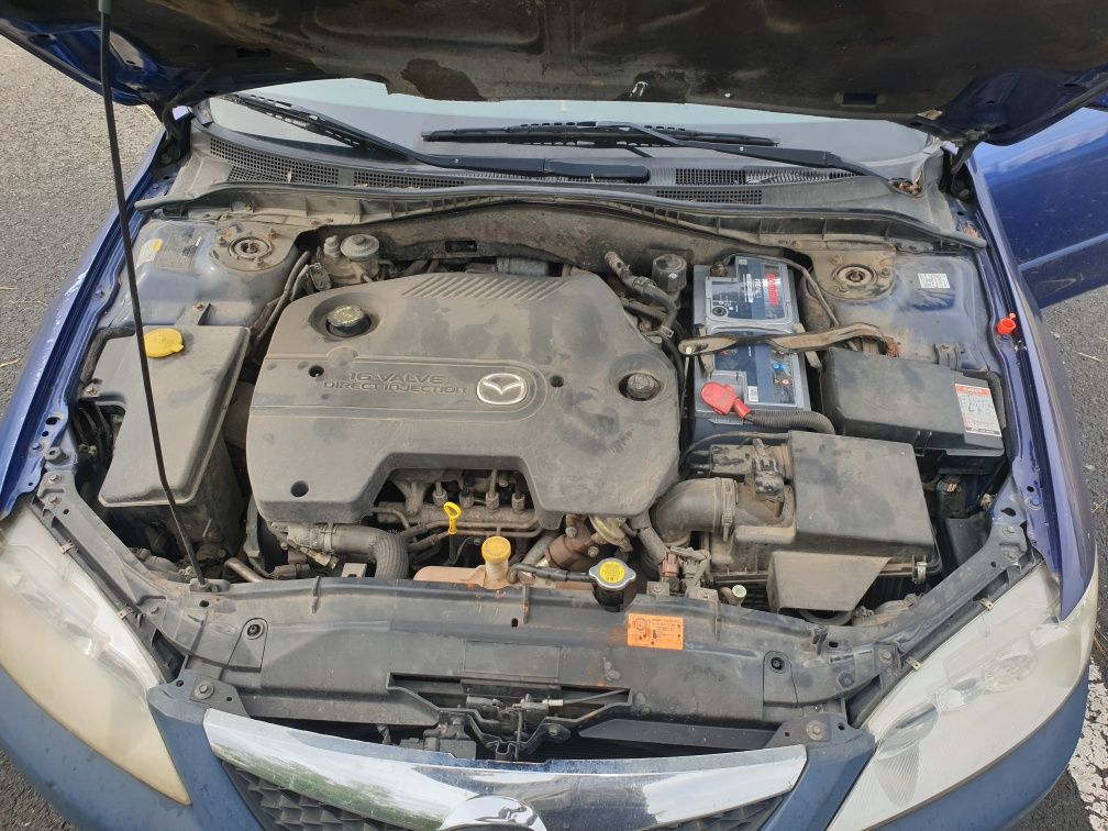 Dezmembrez Mazda 6 2.0 diesel 121 cp(89 kw) euro 4 an 2005 cod mot RF
