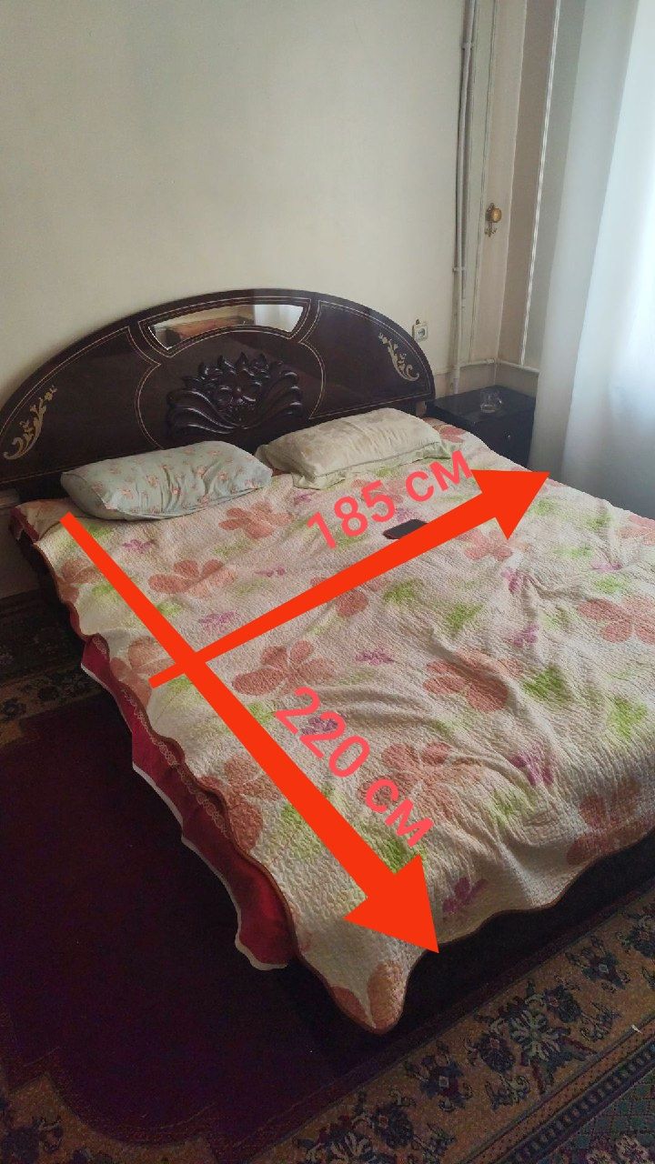 Шкаф, кир мошина, кравать