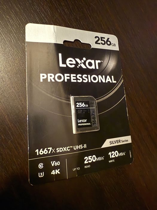 Card memorie Lexar professional 256 GB