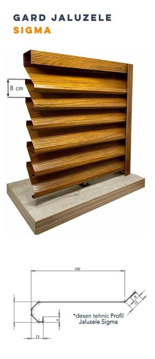 Garduri si porti din panou stil jaluzea de diferite modele la comanda