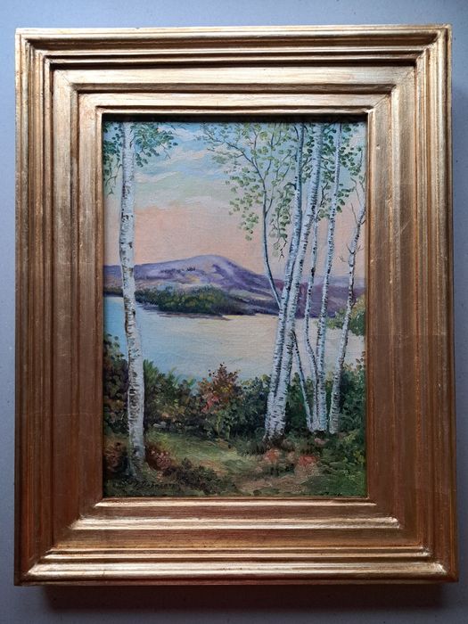 Pictură "Peisaj",İon Doboșariu (n.1889 - d.1979).