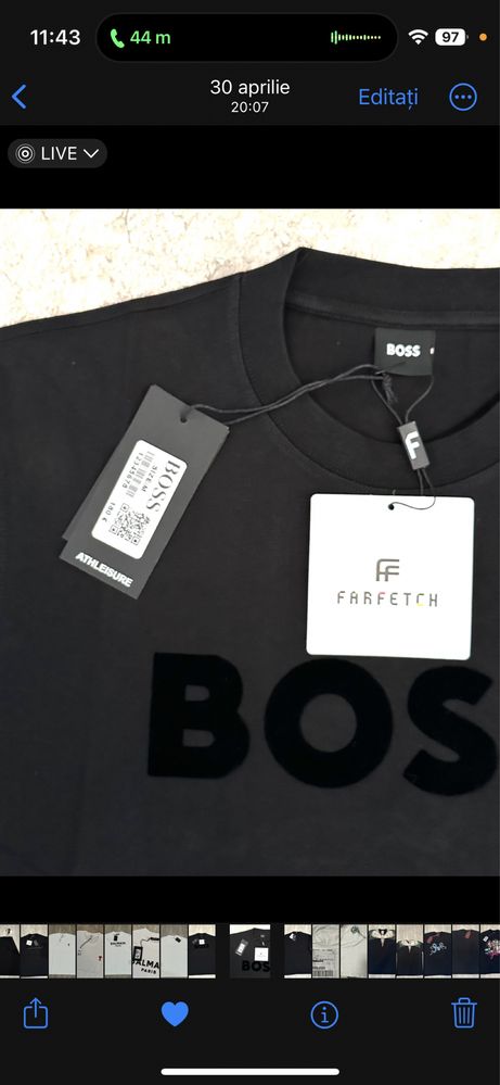 Tricou Hugo Boss tip armani givenchy