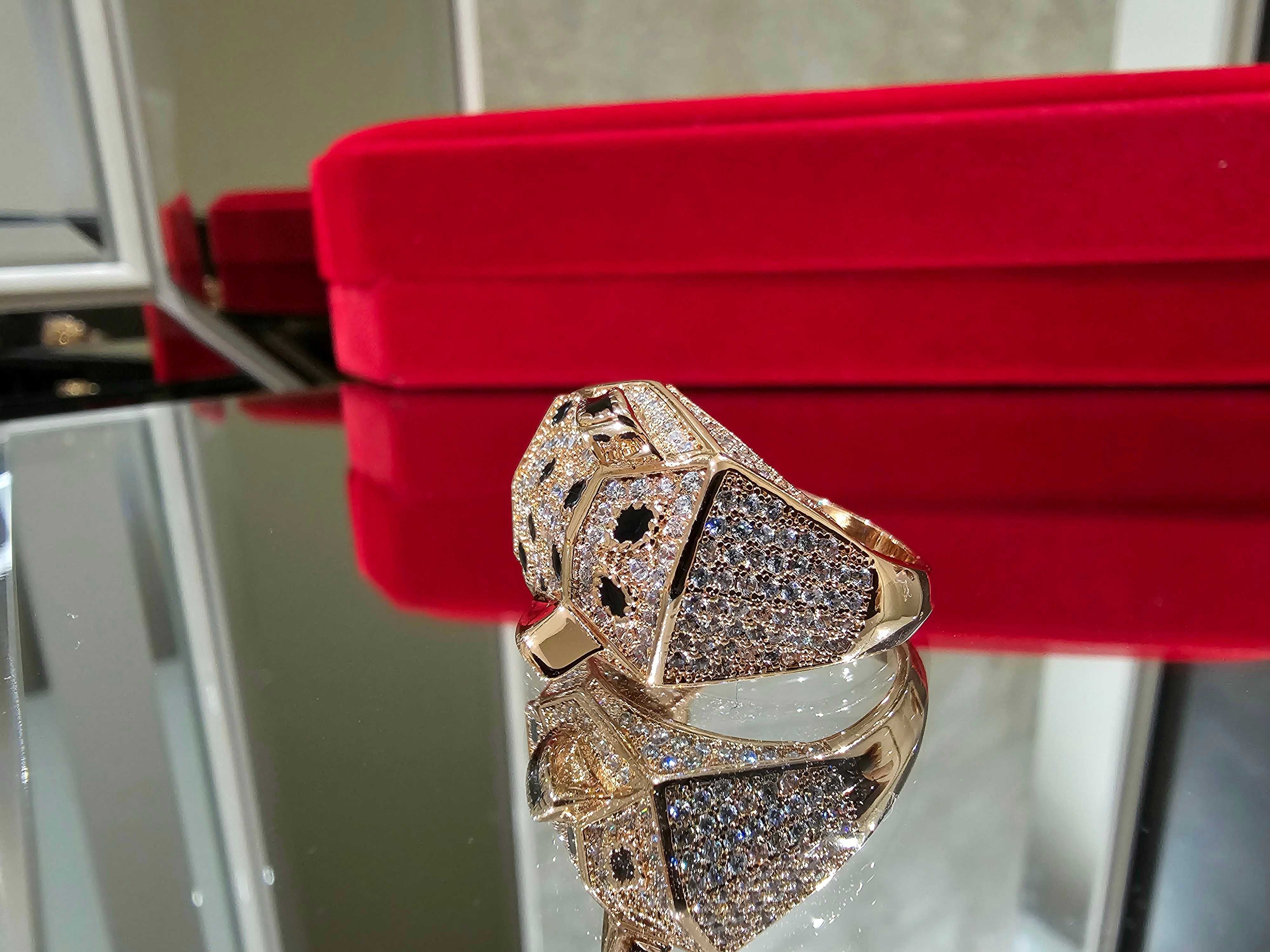 CARTIER Panthere de Cartier Big Rose Gold Diamonds Пръстен