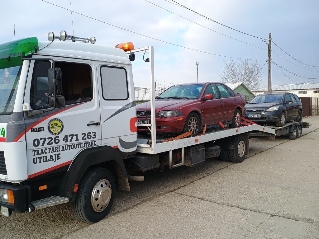 Tractări auto/UTILAJE Nonstop Platforma Targoviste Transport marfa
