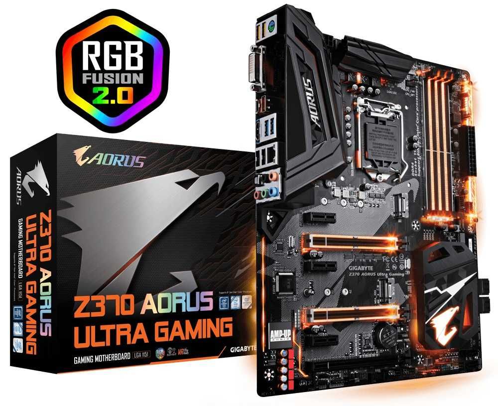 Дъно Дънна платка GIGABYTE Z370 AORUS Ultra Gaming 1151 DDR4 OVERCLOCK