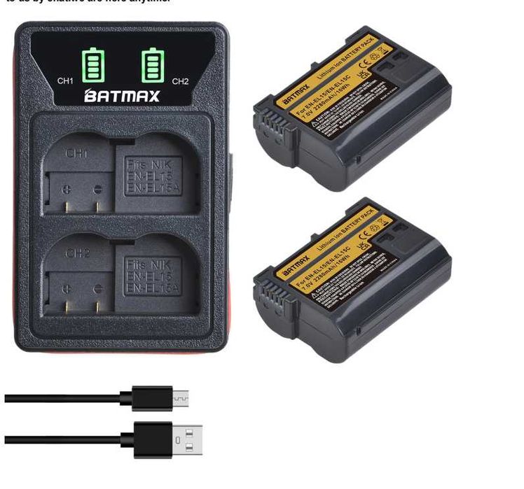 Батерия EN-EL15C / EN-EL15 за Nikon Z и DSLR модели / Z6, Z6II , Z5ii