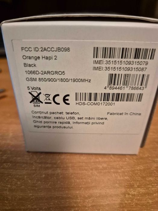 telefoane HAPI 2 ORANGE, MM428BB max com 2 simuri