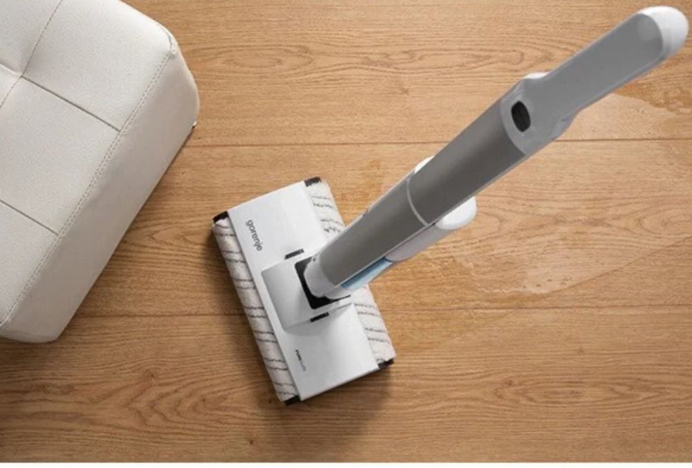 Електрически моп GORENJE PureGlide SFC144W, 0.35л, 14.4V, бял-сребрист