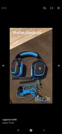 Logitech G430 слушалки