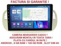 Navigatie Fiat 500 din 2007 - 2015 , Noua Garantie 2GB 4GB 8GB RAM