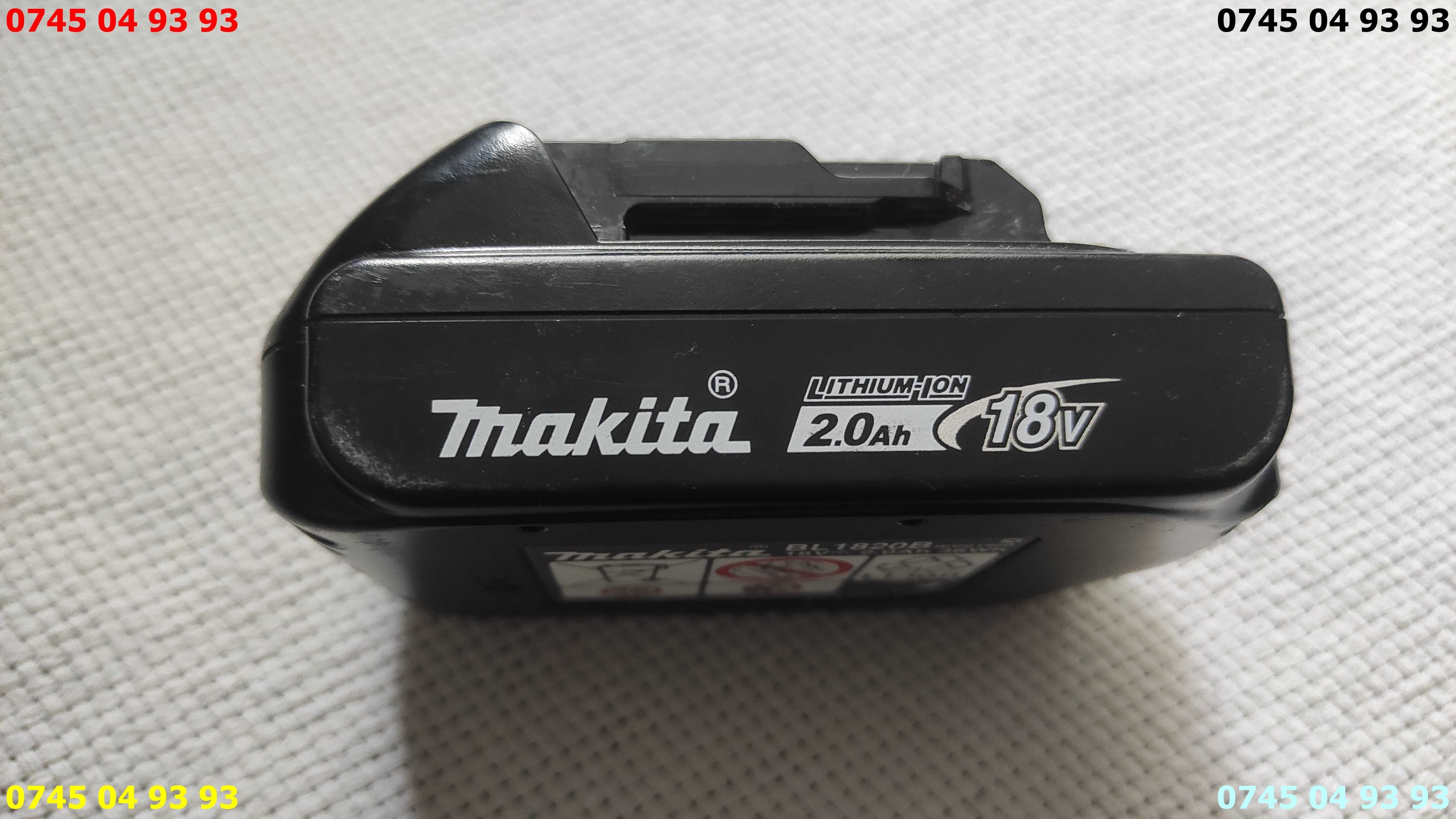 acumulator baterie originala Makita BL1830B 18V3A si BL1820 2A