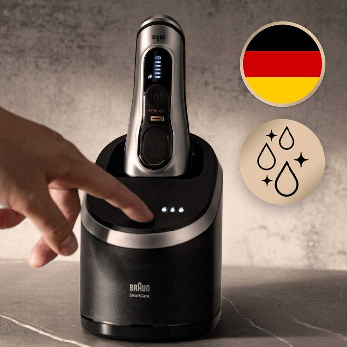 Электрическая бритва Braun S9 Pro+ 9577cc Silver SmartCare, PowerCase