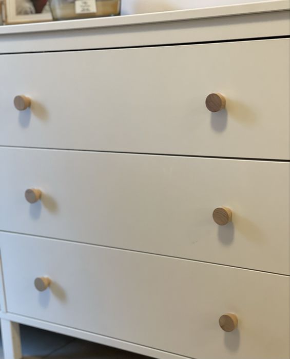 Бял Скрин Ikea Модел koppang 6 чекмеджета