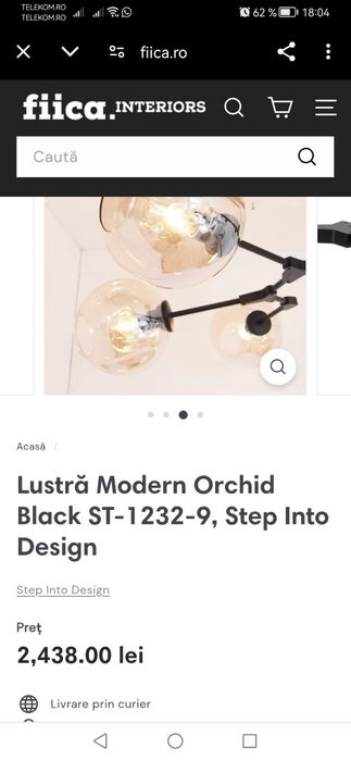 Lustra spider 8 becuri Edisson living