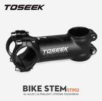 TOSEEK pipa aluminiu ultrausoara ghidon bicicleta 7 grade 60/70 mm