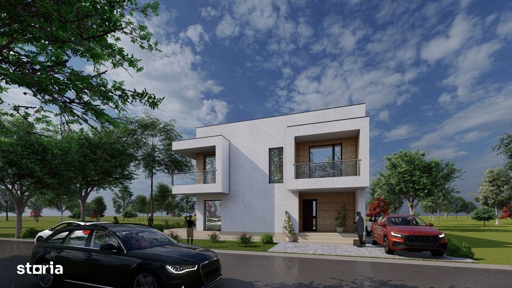 Vilă individuală la faza de proiect – 5 min. de Lacul Morii / Insula