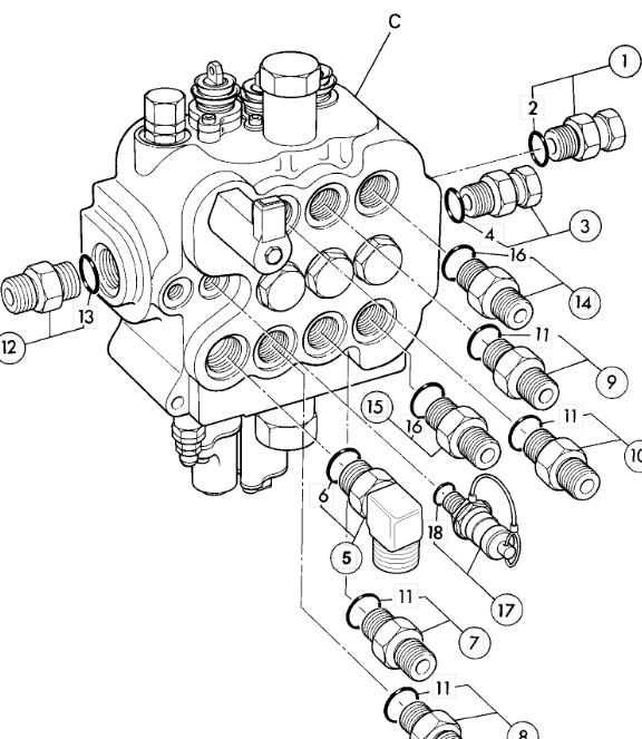 Distribuitor hidraulic BULDOEXCAVATOAREJCB 3CX 4CX 332/H4081 25/222580