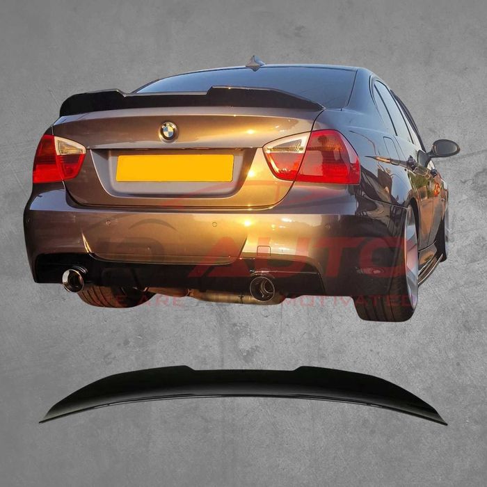 Лип спойлер Psm за Bmw E90 Псм стил - (2005–2011), черен, бмв добавка