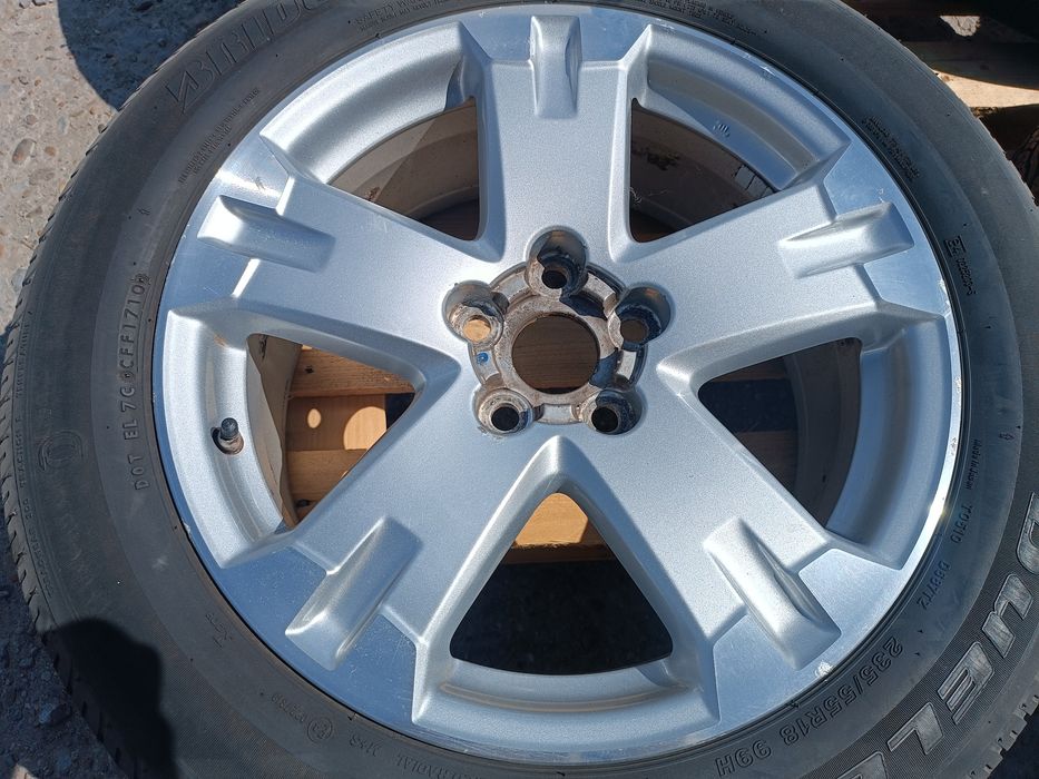 Лети джанти 18ки 5х114.3 Toyota + гуми 235/55/18 Bridgestone