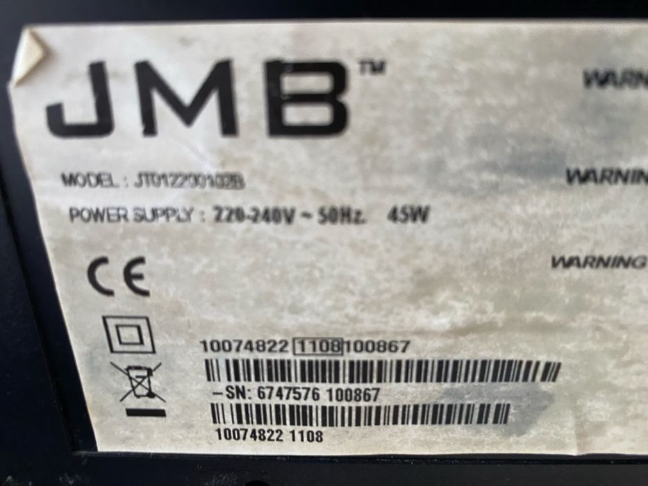 Телевизор JMB LCD