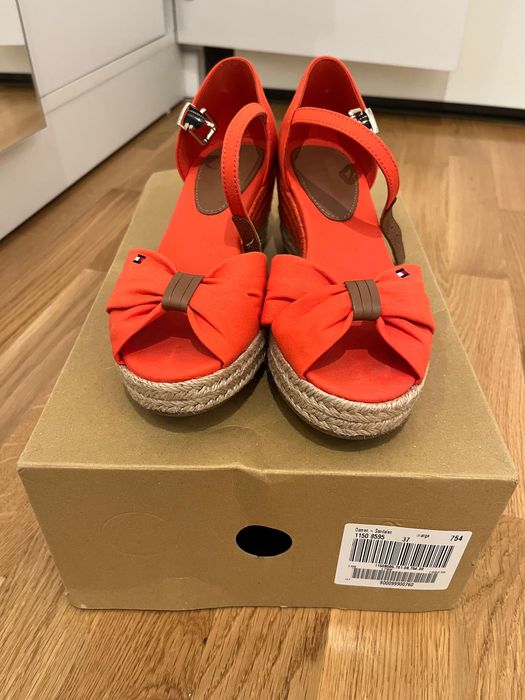 Sandale Tommy Hilfiger portocalii | marime 37