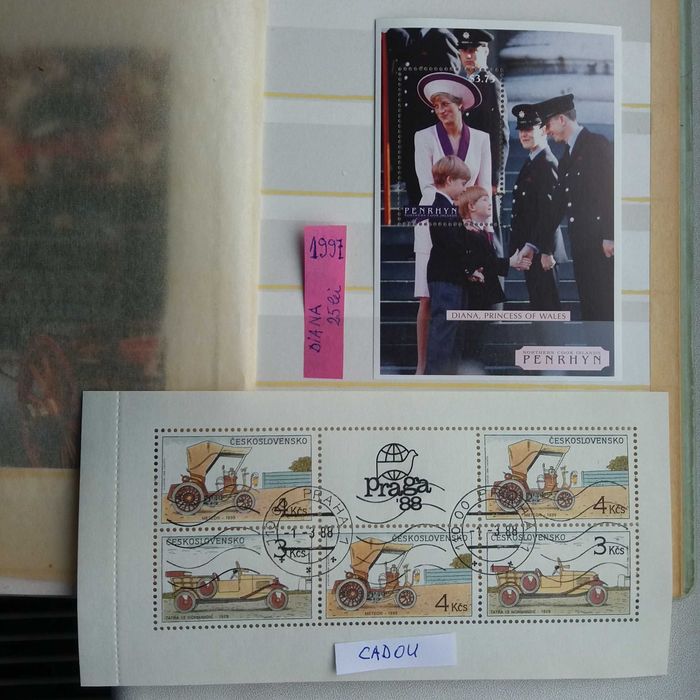 Timbre din San Marino,Vatican si Printesa Diana si Ducele de York