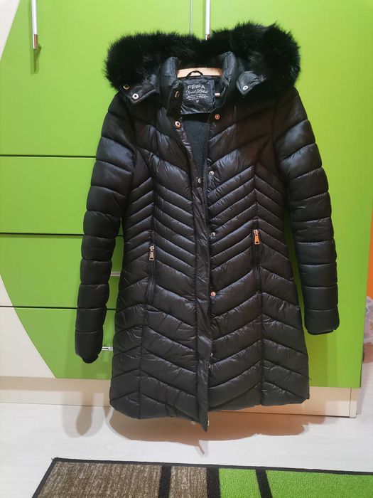 Дамско зимно яке с каракул