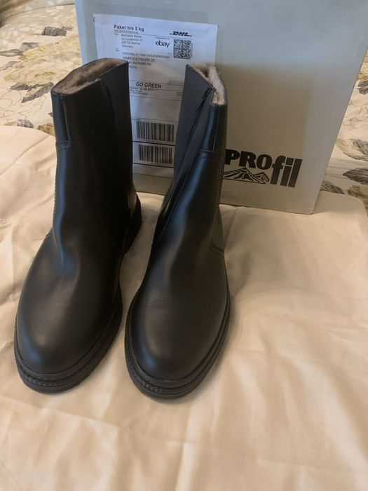 Мъжки зимни кожени боти