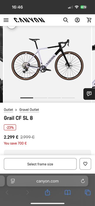 Canyon Grail CF SL 8