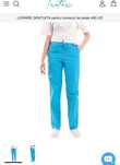 Pantaloni personal medical , unisex , turcoaz , XXL